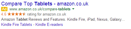 Tablets - Google Ad