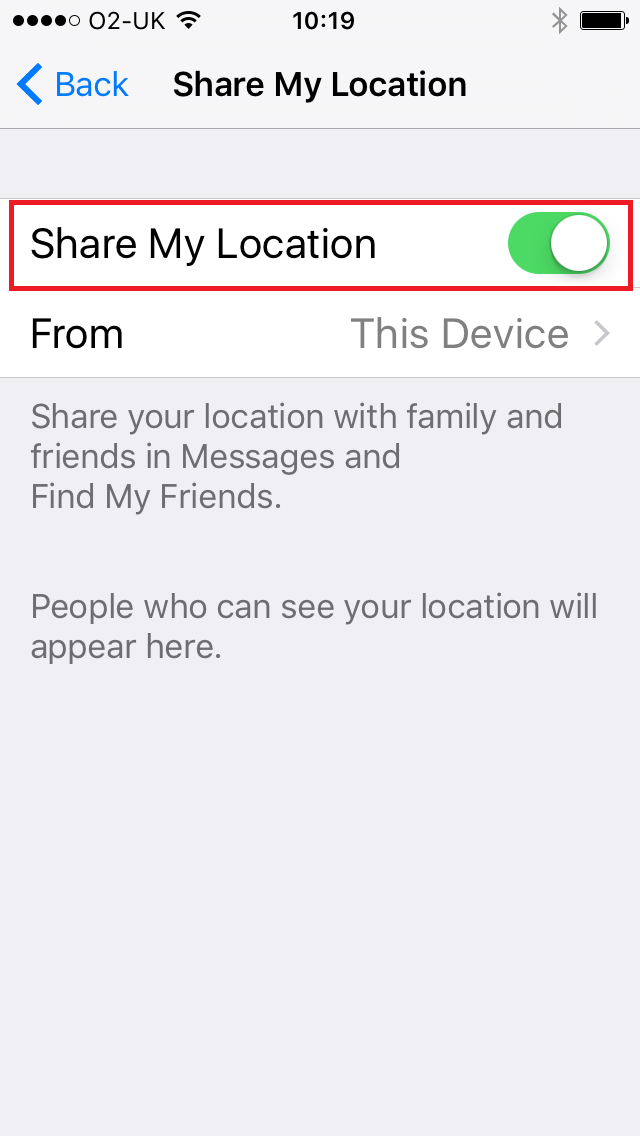 iPhone hidden tracking settings