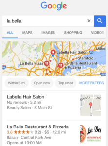 google-local-pack-filters