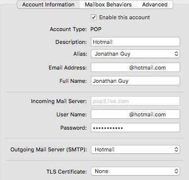 How to solve the problem of Hotmail stopping working on a Mac 1 