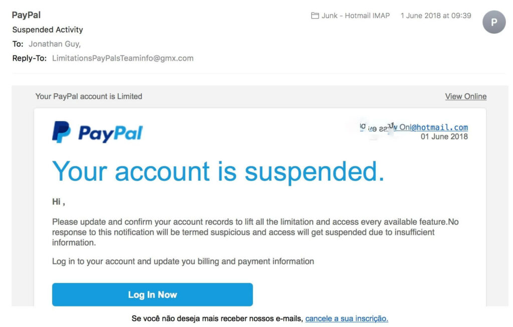 Paypal scam 2