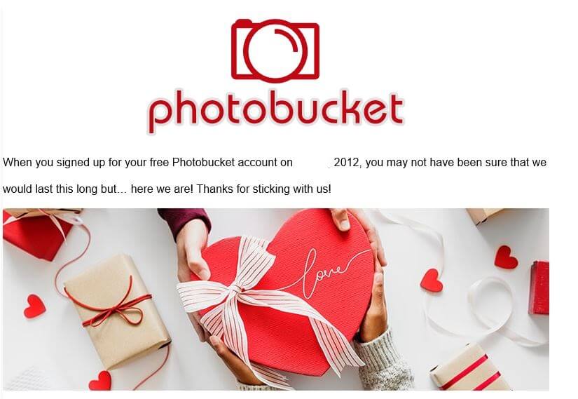 Photobucket valentines message