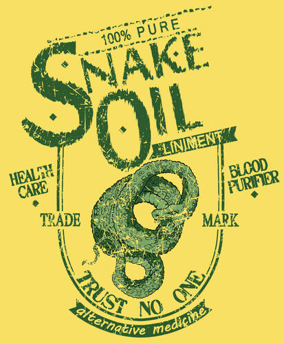 Snake oil poster