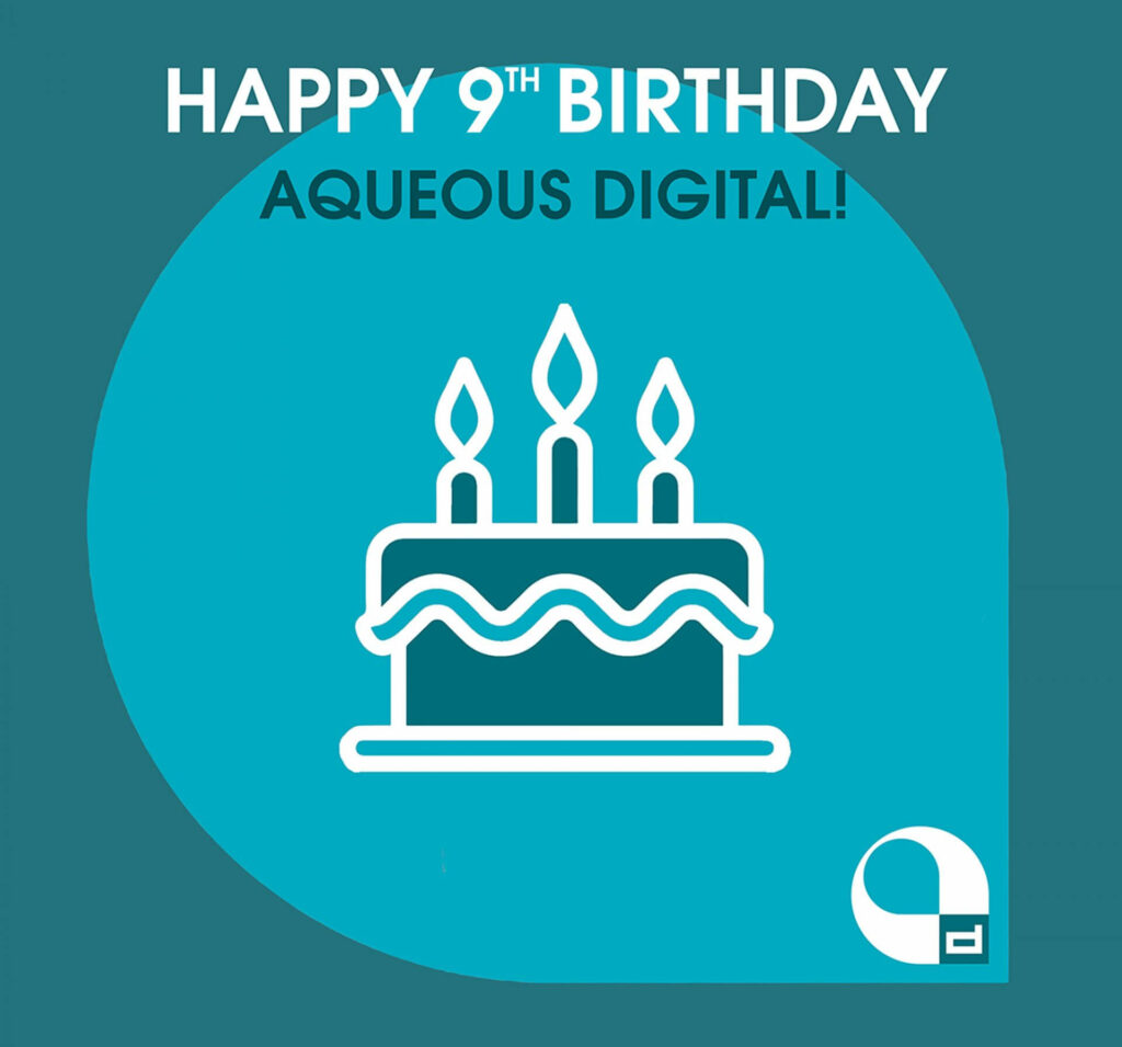 9th Birthday Aqueous Digital icon
