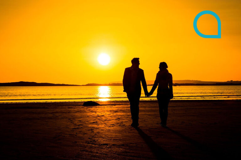 Reputation Mgt Couple on Beach at sunset image