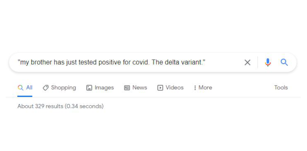 Lies blog brother just got tested google post