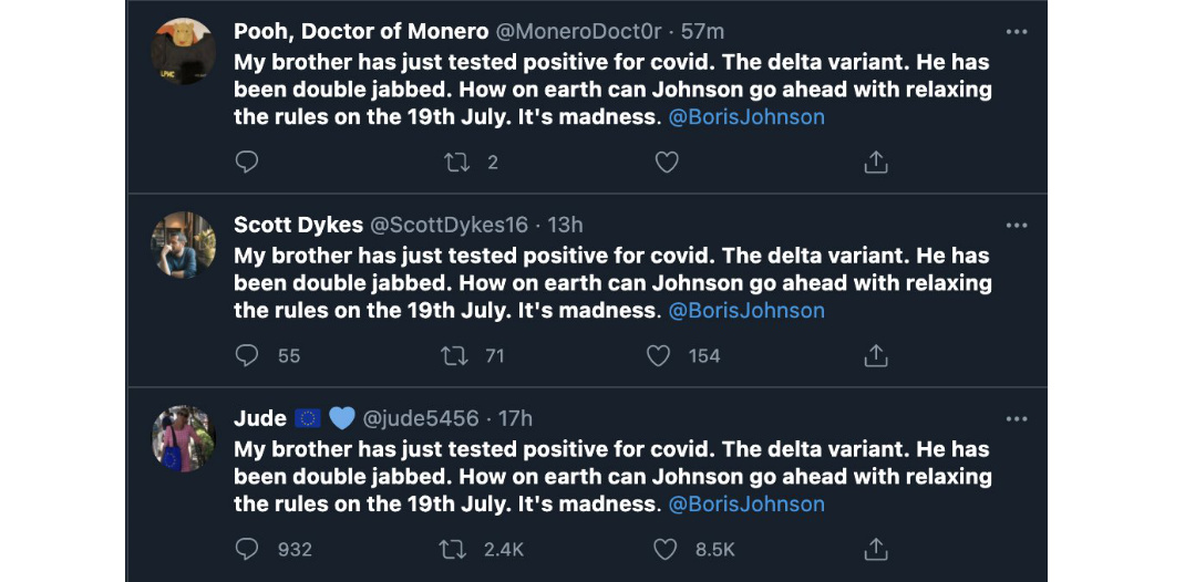 Lies blog brothr just got tested Twitter posts