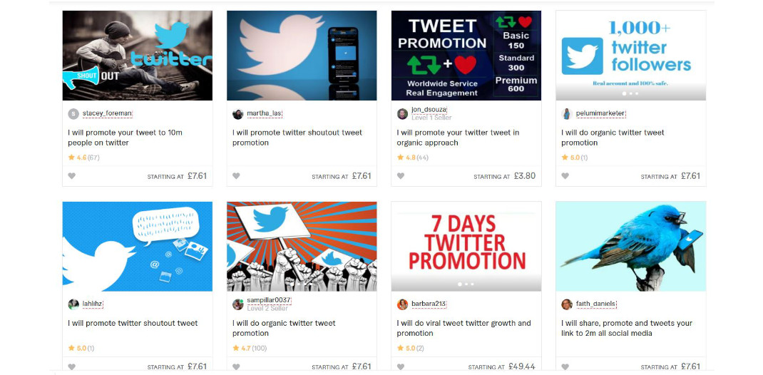 Lies blog Twitter promotion