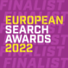 European Search Awards Finalist badge 2022