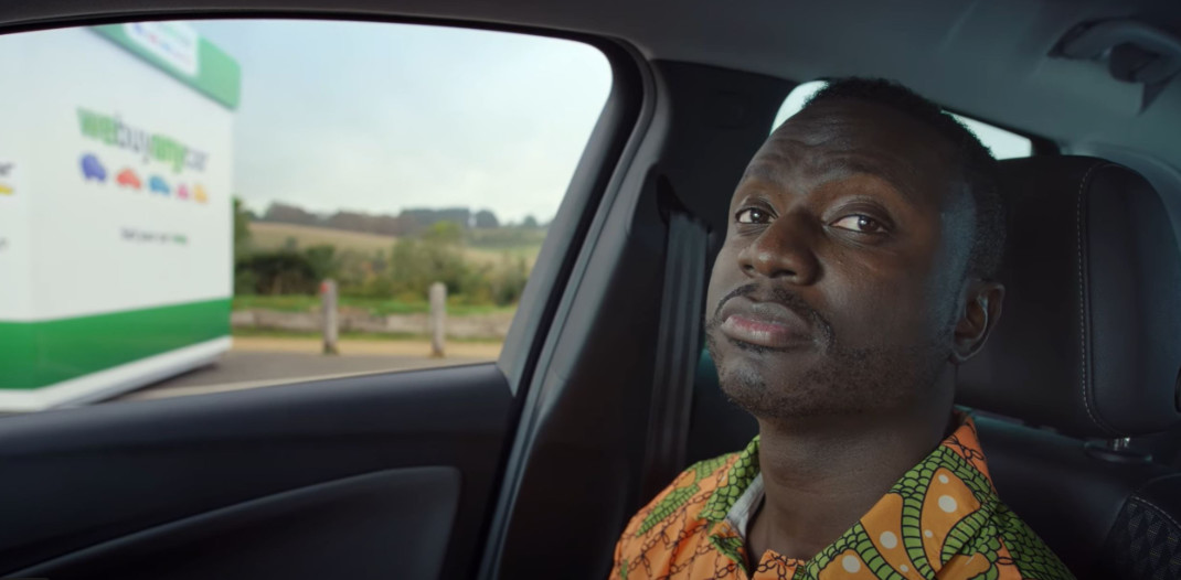 Mufasa in We Buy Any Car advert 2023