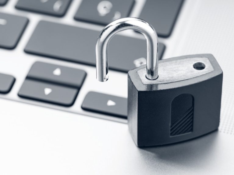 Aqueous Digital SSL Blog feature image. Padlock and keyboard