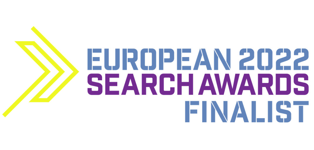 European Search Awards 2022 Finalist banner