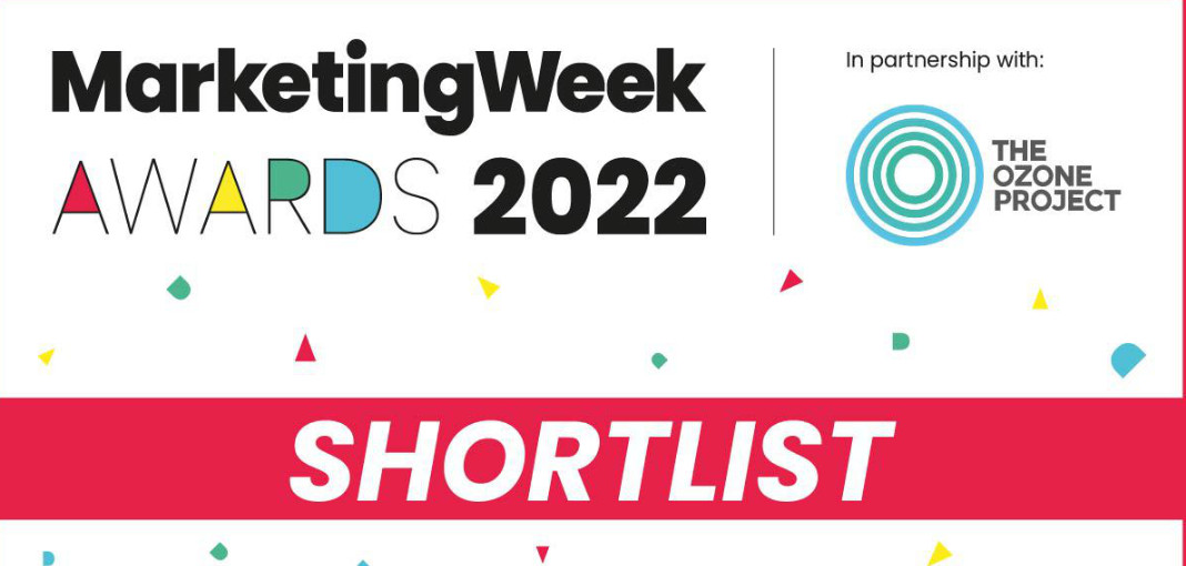 Marketing Week Awards 2022 Shortlist banner