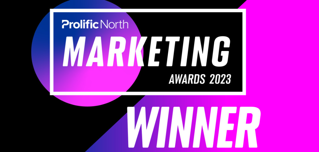 Prolific North Marketing Awards 2023 winner banner