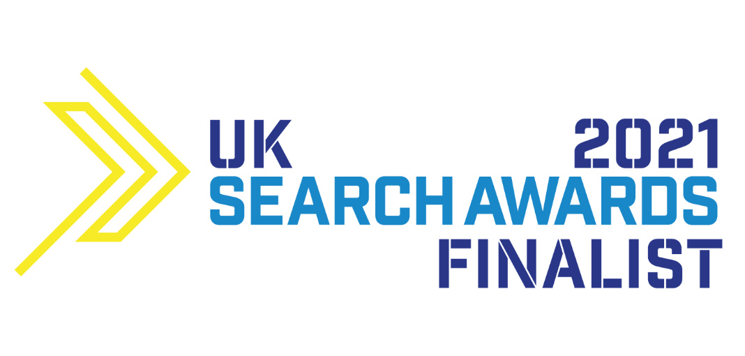 UK Search Awards 2021 Finalist banner