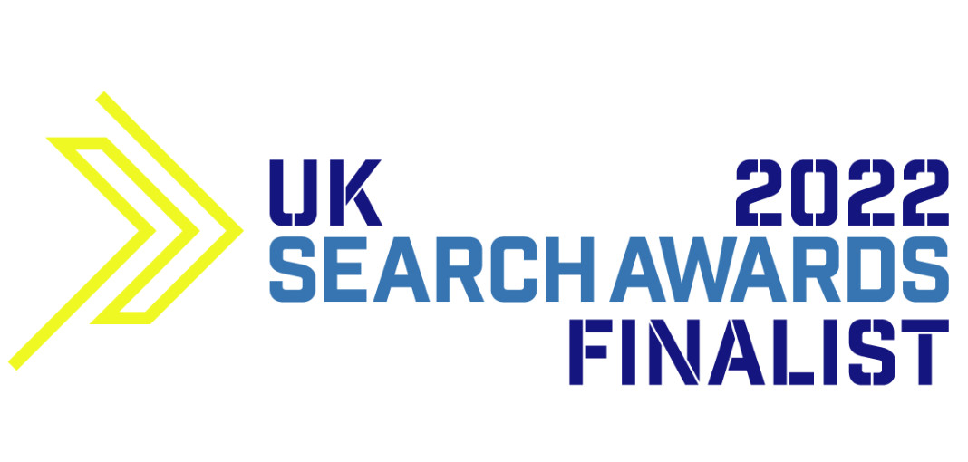 UK Search Awards 2022 Finalist banner