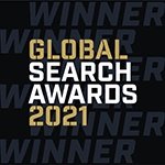 Global Search Awards 2021 winner badge