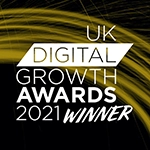 UK Digital Growth Awards 2021 winner badge