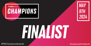 PN Champions Awards finalist badge