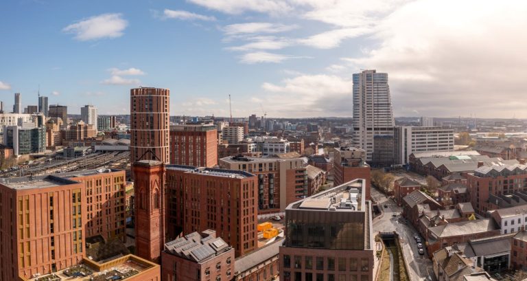 Leeds city skyline
