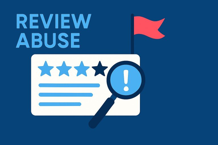 Review abuse rating score