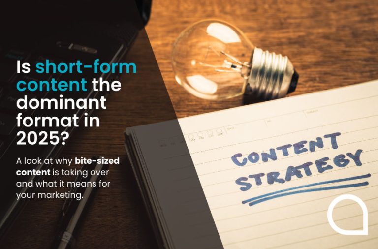 Is short form contetn the dominant format in 2025 blog banner image