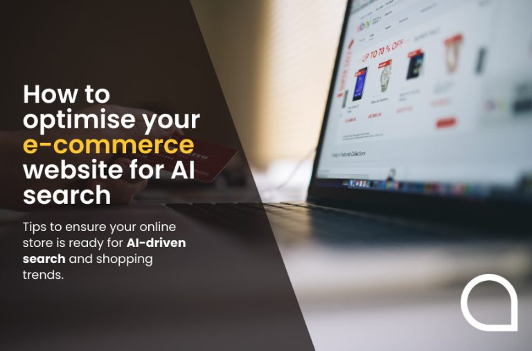 How to optimise ecommerce websites for AI search blog image